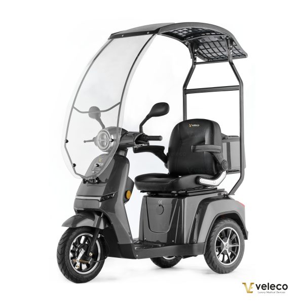 Veleco Turris Roof Scooter Elettrico luci LED e Tettuccio anziani e disabili