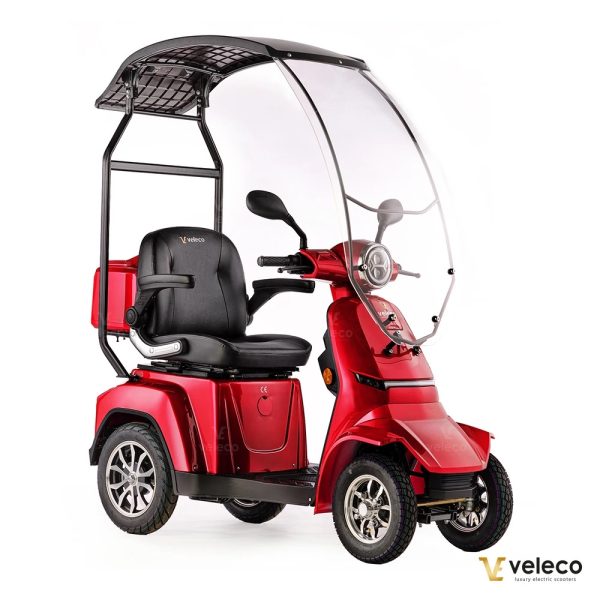 Veleco Gravis Roof Rosso elettrico anziani 4 ruote