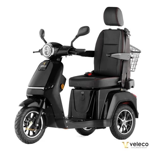 Veleco Turris Capitain Seat luci LED Scooter Elettrico per anziani e disabili