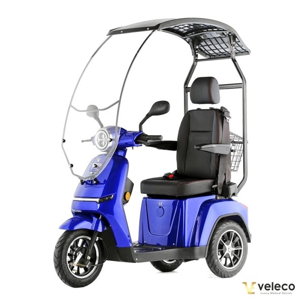 Veleco Turris Roof Capitain Seat Scooter Elettrico luci LED per Anziani e Disabili