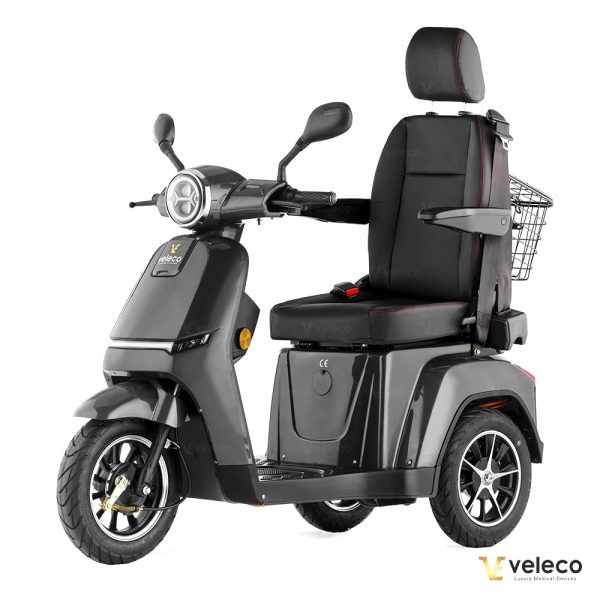 Veleco Turris Capitain Seat luci LED Scooter Elettrico per anziani e disabili - Image 2